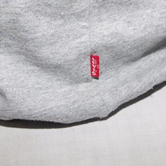 Levi's Original Gray Blue Cowboy Spellout Mens M Graphic T Shirt - Picture 7 of 9